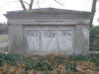 Grabstein Joseph Flohr, Friedhof Liesenstraße, Berlin-Mitte