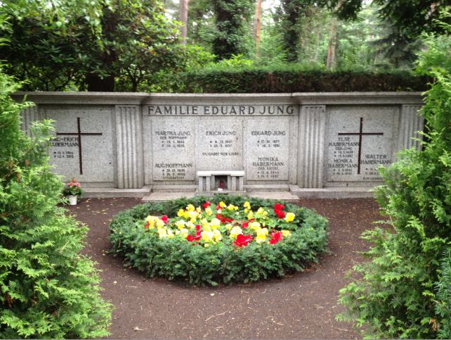 Grabstein Else Habermann, geb. Jung, Waldfriedhof Dahlem, Berlin