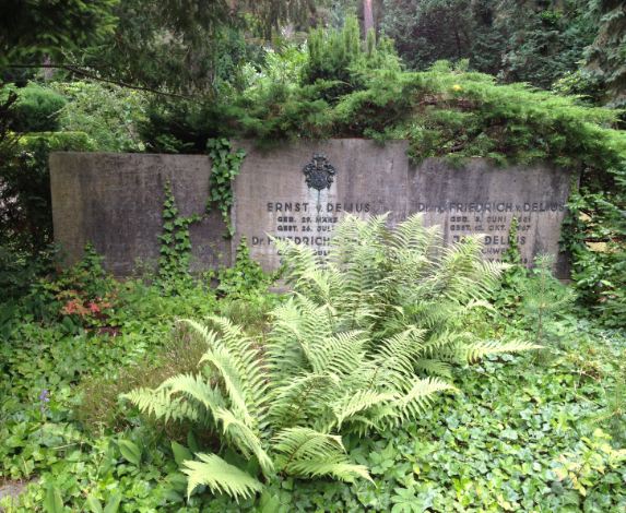 Gedenkstein Friedrich von Delius, Waldfriedhof Dahlem, Berlin