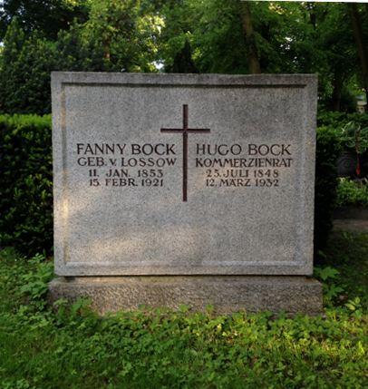Grabstein Fanny Bock, geb. von Lossow, Alter St. Matthäus Kirchhof, Berlin-Schöneberg
