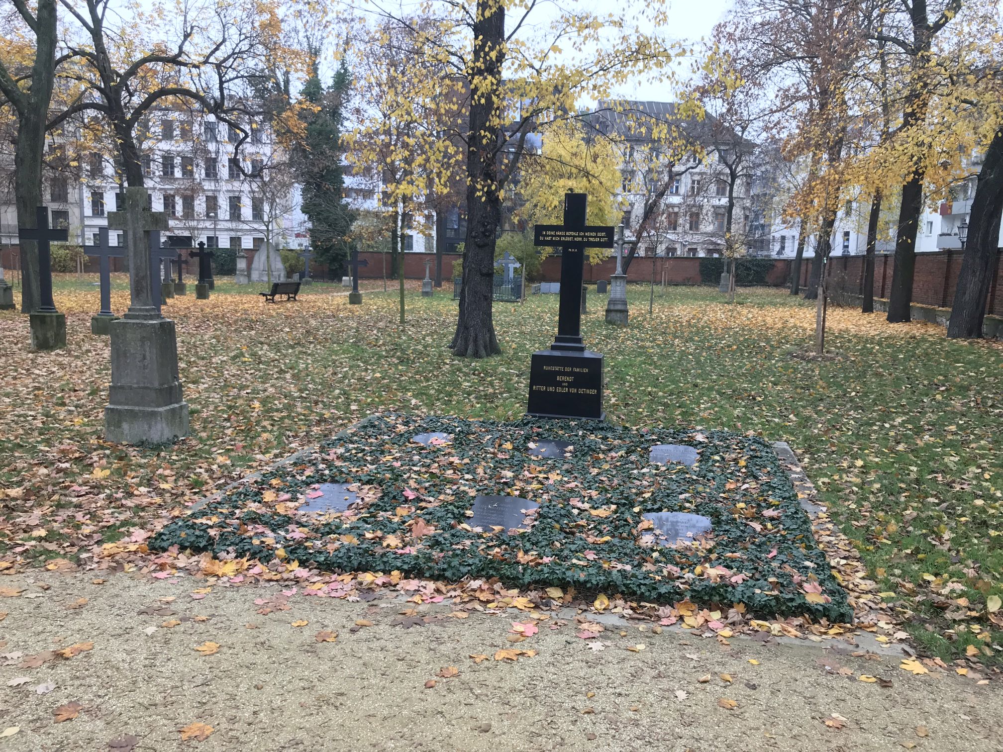 Grabstein Martin Feldmann, Alter Garnisonfriedhof Berlin