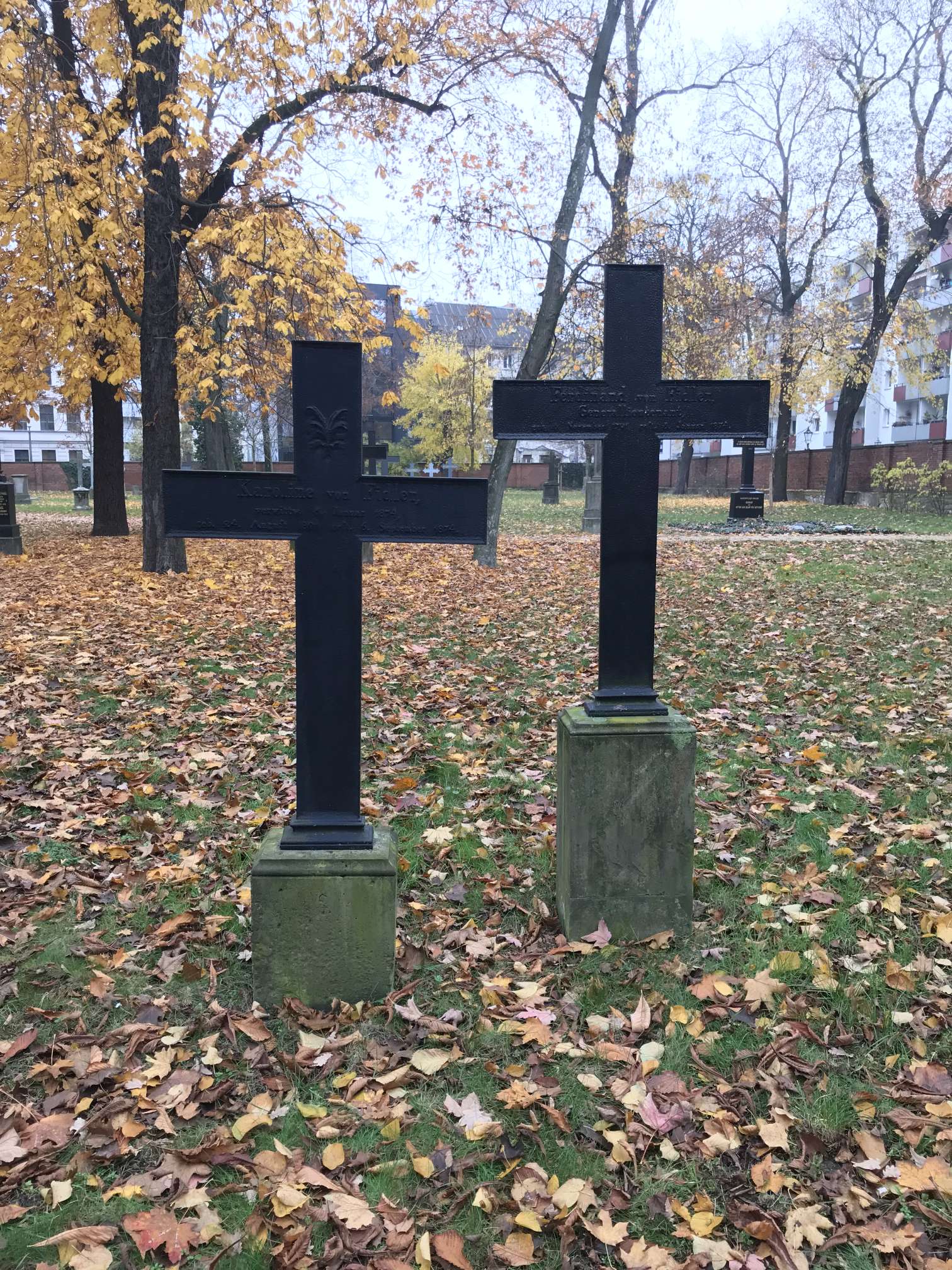 Grabstein Ferdinand von Fidler, Alter Garnisonfriedhof Berlin